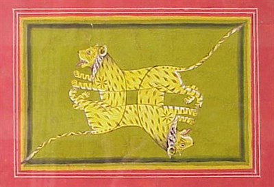 Lot 2 - Two Decorative Indian Patterns 19th Century...