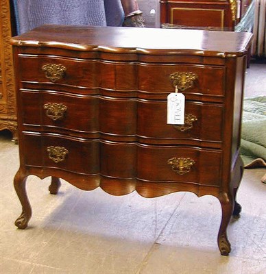 Lot 296 - Louis XV Style Mahogany Chest of Drawers