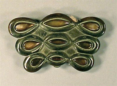 Lot 45 - Line Vautrin Butterfly Compact Silver metal,...