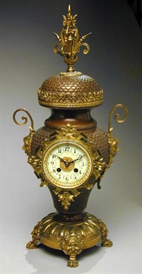 Lot 780 - Napoleon III Copper and Gilt-Bronze Clock With...
