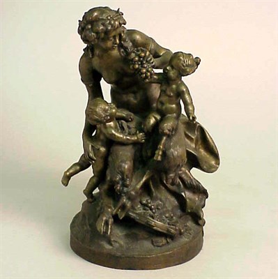 Lot 599 - Bronze Group of a Satyr and Fauns After...