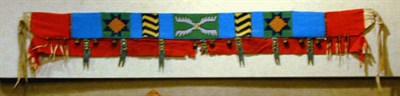 Lot 130 - Plateau Beaded Cloth Horse Costume Element...