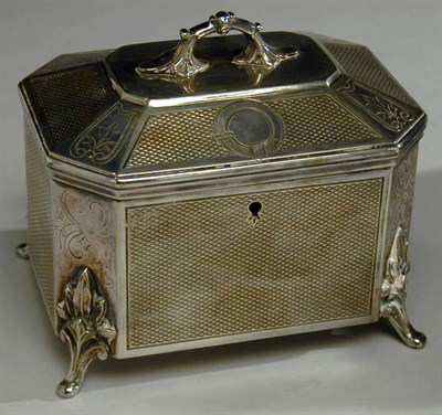 Lot 309 - Silver Plated Etrog Container With engine...