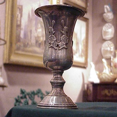 Lot 327 - Set of Nine Silver Kiddush Cups Each with...