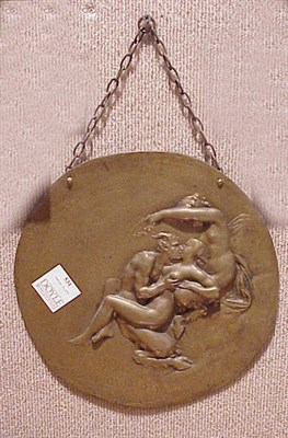Lot 531 - Clodion Bronze Depicting a Nymph and Satyr