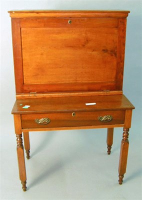 Lot 200 - Classical Mahogany Drop-Front Desk The plain...