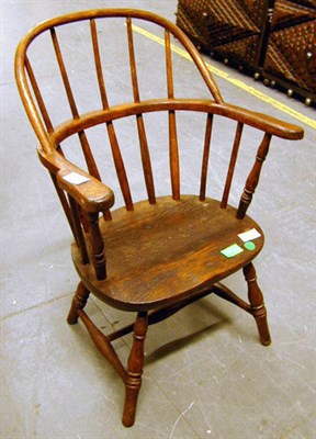 Lot 280 - Child's Windsor Armchair
