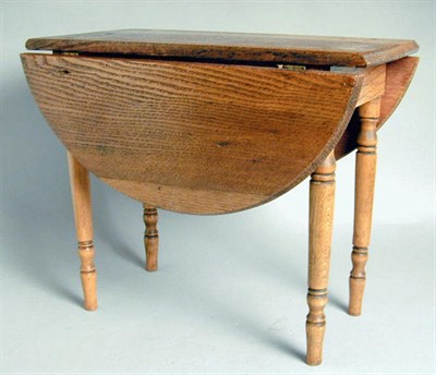 Lot 191 - Pine Miniature Drop-Leaf Table and a...