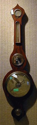 Lot 332 - Rosewood Wheel Barometer Mid 19th century The...