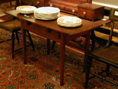Lot 290 - American Pine Tavern Table The rectangular top...
