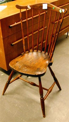 Lot 274 - Pair of American Spindle-Back Side Chairs With...