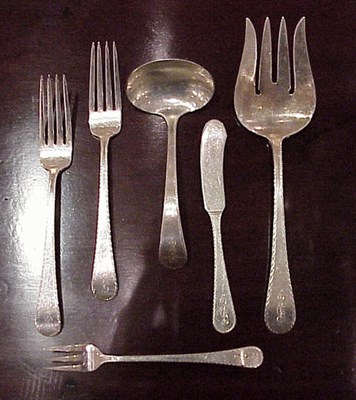 Lot 394 - Tuttle Sterling Silver Flatware Service In the...