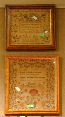 Lot 195 - Group of Four Framed Needlework Pictures...