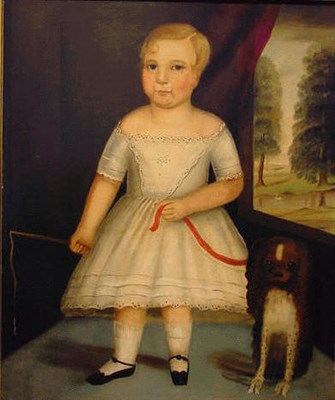 Lot 11 - American School 19th Century PORTRAIT OF A...