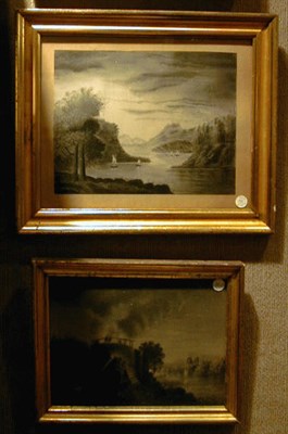 Lot 368 - Two Framed American Sand Paintings 19th...