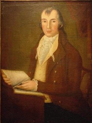 Lot 9 - American School Early 19th century PORTRAIT OF...
