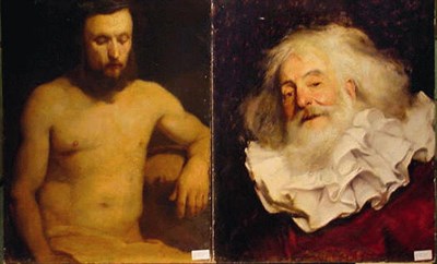 Lot 49 - Jan Matejko Polish, 1838-1893 MALE FIGURE...