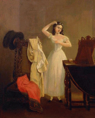 Lot 18 - Attributed to William Powell Frith FIXING HER...