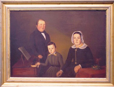 Lot 19 - W. Vester 19th Century FAMILY PORTRAIT Signed...