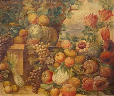 Lot 24 - Continental School 19th Century STILL LIFE...