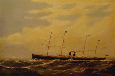 Lot 32 - A.C. Fabian 19th/20th Century THE STEAMSHIP...