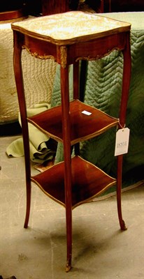 Lot 117 - Louis XV Style Marble Top Mahogany Stand