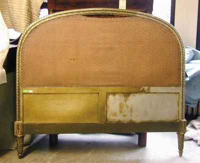 Lot 229 - Louis XV Style Upholstered Bed Frame