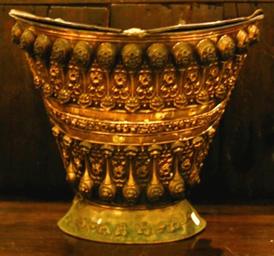 Lot 137 - Victorian Brass Coal Hod