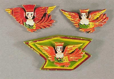 Lot 439 - Bakelite Brooch Depicting a stylized flying...