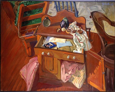 Lot 44 - Jack Beal American, b. 1931 STILL LIFE WITH...