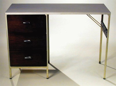 Lot 211 - Laminate and Painted Metal Desk George Nelson...