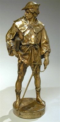 Lot 563 - Bronze Figure Escholier After a model by Emile...