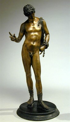 Lot 605 - Bronze Sculpture of Narcissus After the...