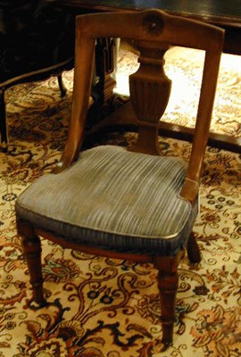 Lot 121 - Four Victorian Mahogany Side Chairs