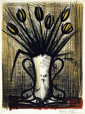 Lot 38 - Bernard Buffet LA VASE DE TULIPS (S. 28; M....