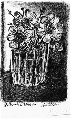 Lot 173 - Pablo Picasso FLEURS DANS UN VASE (B. 674;...