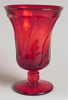 Lot 470 - Group of Ruby Cut to Clear Glassware...