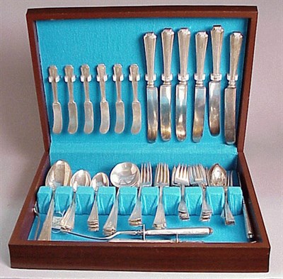 Lot 342 - Durgin Sterling Silver Flatware Service...