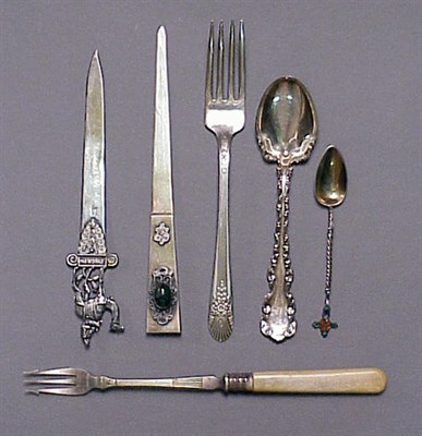 Lot 371 - Miscellaneous Group of Sterling Silver...
