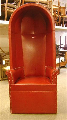 Lot 126 - Pair of Leather Upholstered Armchairs