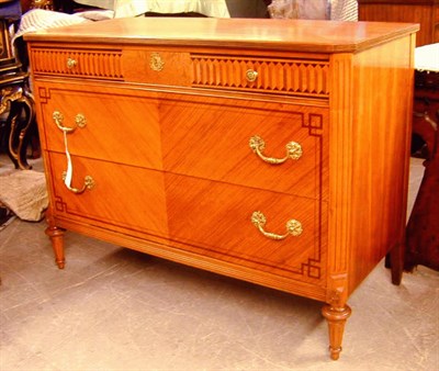 Lot 259 - Louis XVI Style Parquetry-Inlaid Fruitwood...