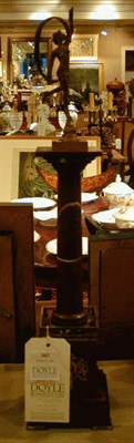 Lot 262 - Rouge Marble and Bronze Column