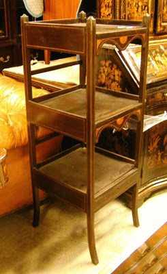 Lot 420 - Regency Style Mahogany and Fruitwood Inlaid...