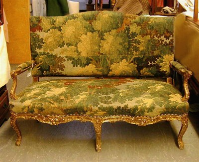 Lot 162 - Louis XV Style Gilt-Wood Tapestry Upholstered...