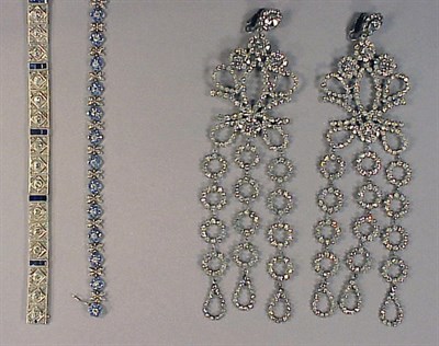 Lot 139 - Group of Paste Jewelry Early 20th century...