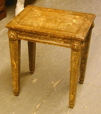 Lot 261 - Pair of Neoclassical Style Gilt-Wood Low Tables