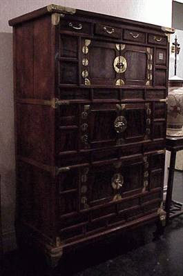 Lot 179 - Korean Persimmon Wood Chest