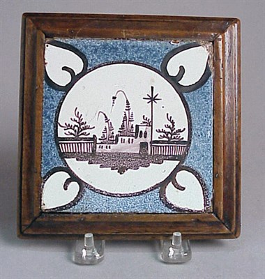 Lot 398 - Two Faience Tiles and a Vase