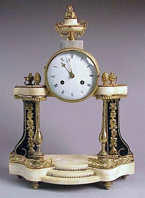 Lot 546 - Louis XVI Style Gilt-Metal and Marble Mantel...