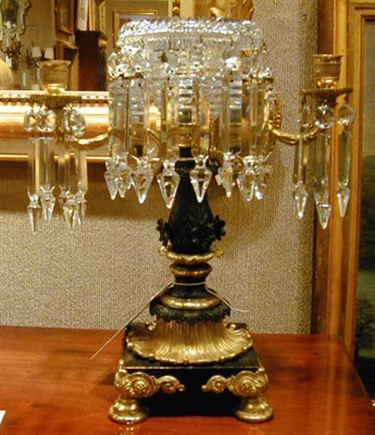 Lot 155 - Pair of Empire Bronze and Parcel Gilt-Bronze...